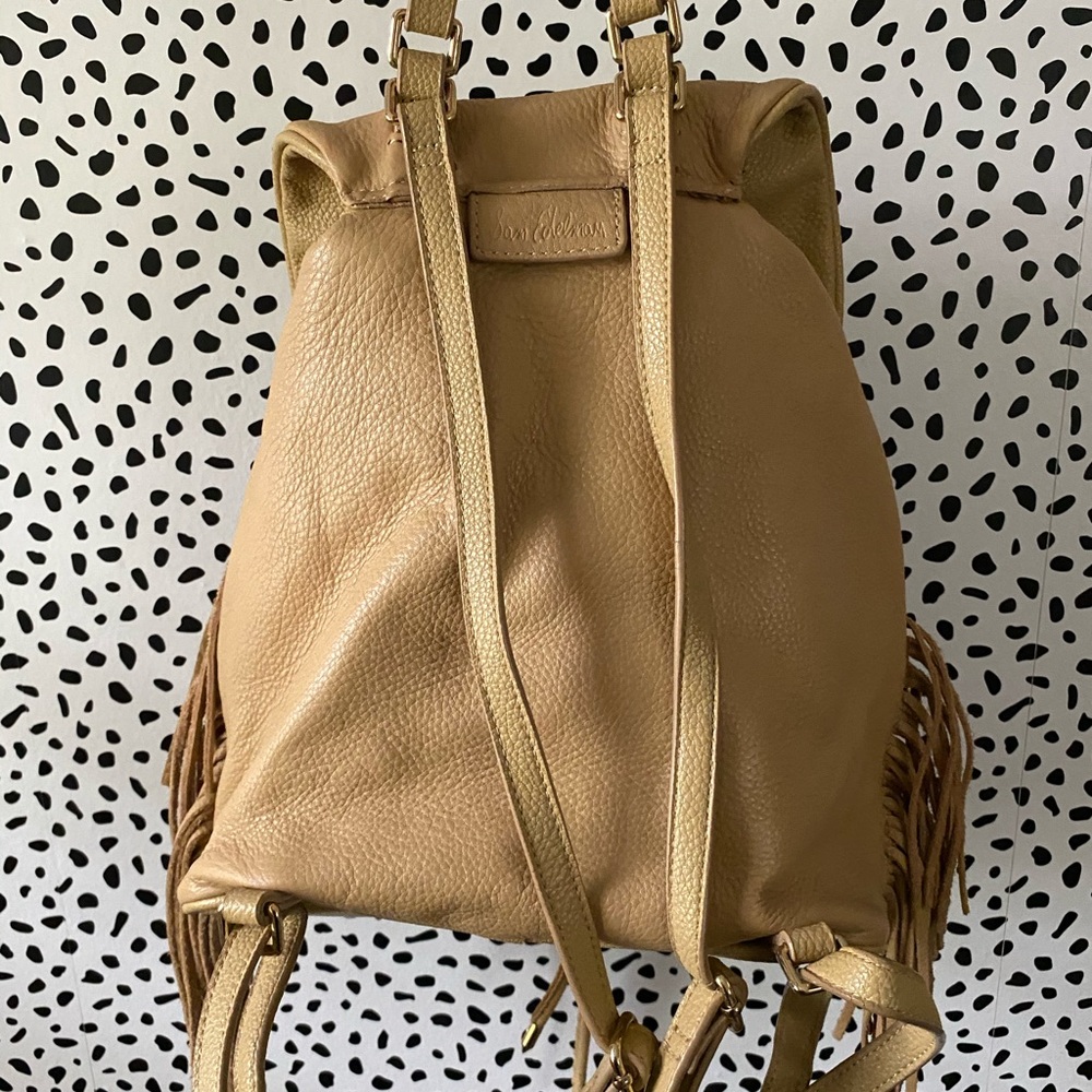 Drawstring Closure Backpack Purse With Tassel - image 5